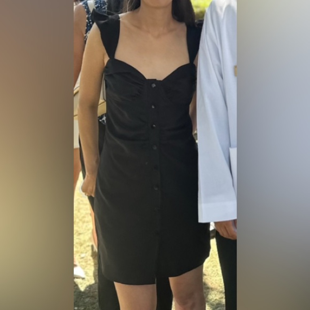 SHEIN Black Sleeveless Midi Dress